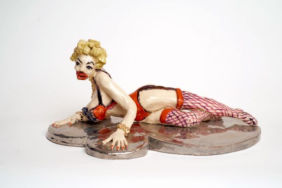 Anna Nicole Smith by Ioana Maria Sisea contemporary artwork Sculpture