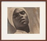 Man with white turban by Lionel Wendt contemporary artwork photography