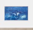 milk blue by Janaina Tschape contemporary artwork Works on Paper