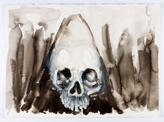 Caged by Fiona Hall contemporary artwork Painting