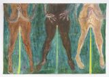 Le jour se leve- The Mutants by Pelagie Gbaguidi contemporary artwork painting