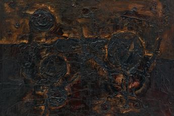 Contemporary art exhibition Piero Manzoni Linvincibile Jean and Early Works 1956-1957 at Hauser  Wirth Basel Switzerland