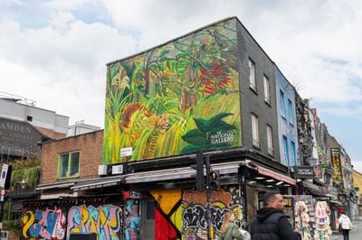 Eye Of The Tiger Londons National Gallery Unveils First Of Many Massive Murals