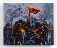 Demonstration by Maggi Hambling contemporary artwork Painting