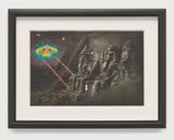 Abu Simbel by Ellen Gallagher contemporary artwork mixed media