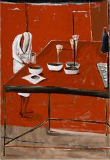 Skilled Labour by Mia Boe contemporary artwork painting