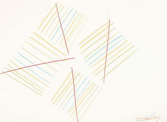 Untitled by Oswald Oberhuber contemporary artwork Works on Paper