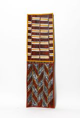 Pwoja toothed ironwood comb 279-25 by Pedro Wonaeamirri contemporary artwork painting