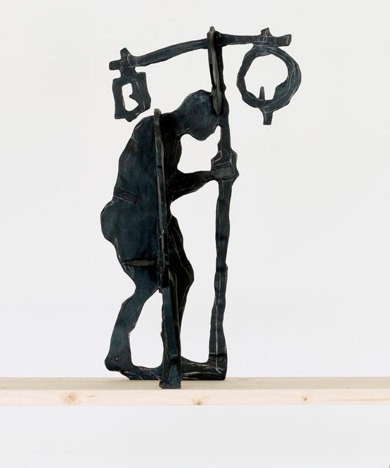 Shadow Figure II by William Kentridge contemporary artwork Painting