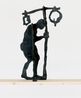 Shadow Figure II by William Kentridge contemporary artwork Painting