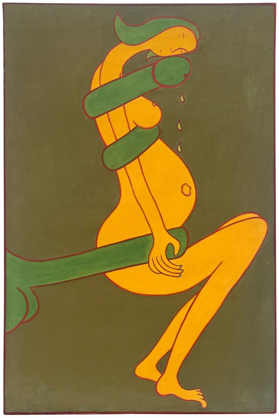 My Mr. Ny. Pablito by I Gusti Ayu Kadek Igak Murniasih contemporary artwork Painting