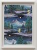 Golden Moon by Neil Raitt contemporary artwork Painting