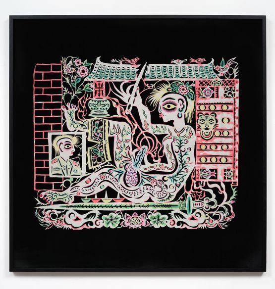 Sewn by Xiyadie contemporary artwork Works on Paper