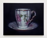 Meissen Teacup with Carnation by Robert Russell contemporary artwork painting