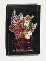 FLORES PARA EXU 02 by Fernando Marques Penteado contemporary artwork textile