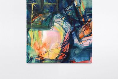 Kristy M Chans Dizzying Paintings at The Artist Room
