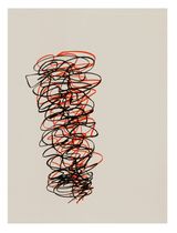 Voice Breath Column VI Edith Wiens class 12.2014 by Fabienne Verdier contemporary artwork works on paper