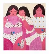 Les Jardinieres by Galina Munroe contemporary artwork painting