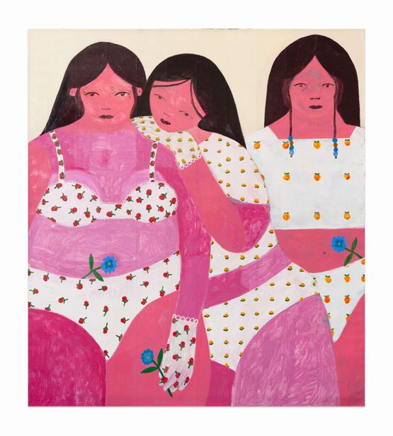 Les Jardinieres by Galina Munroe contemporary artwork Painting