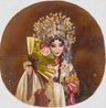 The Drunken Beauty by Mi Qiaoming contemporary artwork Painting