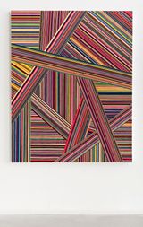 Wool Painting Boundless Panorama by Jim Lambie contemporary artwork mixed media