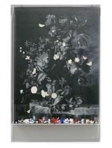 A Floral Rhapsody - 3D 2D Morph Emerge I by Jane Lee contemporary artwork mixed media print