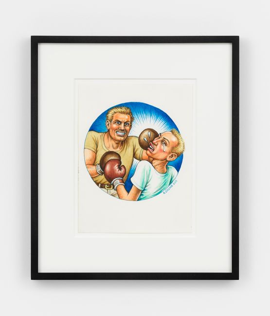 Illustration for Jugheads by R. Crumb contemporary artwork Painting