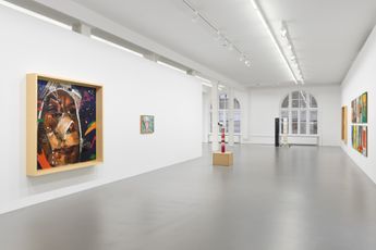 Contemporary art exhibition Martin Kippenberger heute denken - morgen fertig at Galerie Max Hetzler Goethestrae 23 Berlin Germany