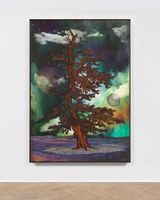 Tree with Moons after CDF by Matthew Day Jackson contemporary artwork mixed media