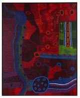 Ngayuku Ngura - My Country by Tjungkara Ken contemporary artwork painting