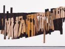 Conference of Knives by El Anatsui contemporary artwork Sculpture