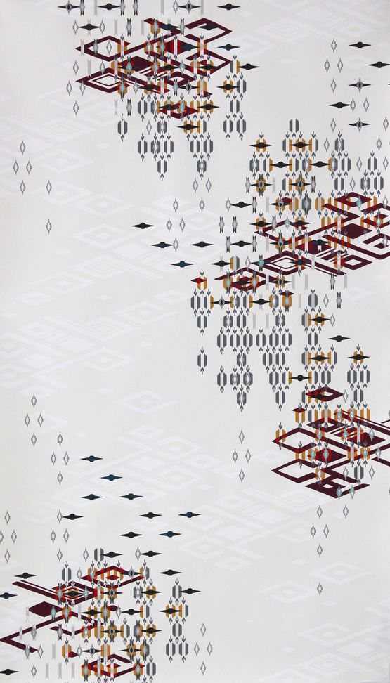 Migration 1 by Julie W Chang contemporary artwork Painting
