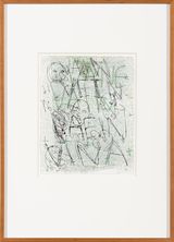 Untitled by Newell Harry contemporary artwork drawing painting works on paper