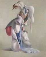 Assemblaged body 02 by Fu Site contemporary artwork painting
