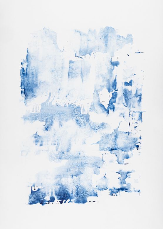 Raga Memory of Water 2 by Chiang Yomei contemporary artwork Works on Paper