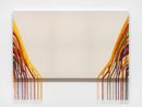 Abstract Weave  Morris Louis Alpha Upsilon 1960 SS03 by Kyungah Ham contemporary artwork Textile