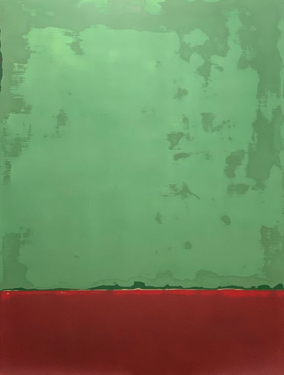 Overlaid Series No. 24-100-02 by Kim Deok Han contemporary artwork Painting