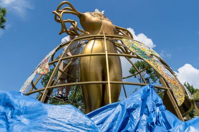 Decapitated Shahzia Sikander Statue to Remain at U. Houston