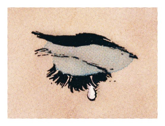 Woman Crying Comic 13 by Anne Collier contemporary artwork Print
