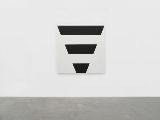 The Way Black  White by Carmen Herrera contemporary artwork Painting