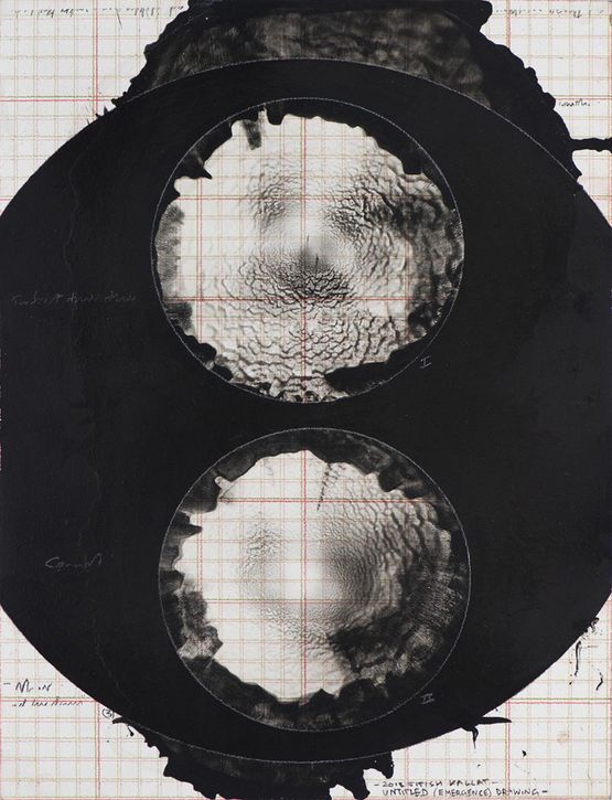 Untitled Emergence Drawing 4 by Jitish Kallat contemporary artwork Mixed Media