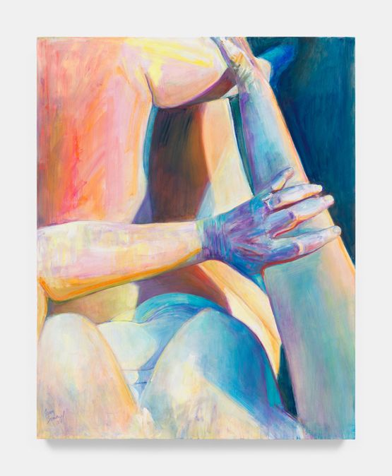 Supporting Hand by Joan Semmel contemporary artwork Painting