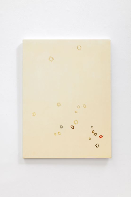 Sky over the rough field by Cathy Wilkes contemporary artwork Painting