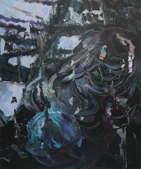 Ghost in the Forest by Wu Yanzhen contemporary artwork Painting