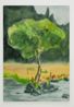 Kicking Water Ceaselessly by Naofumi Maruyama contemporary artwork Painting