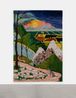 The wolf who made a city tremble c.1216 After Sassetta by Isabel Nolan contemporary artwork Textile