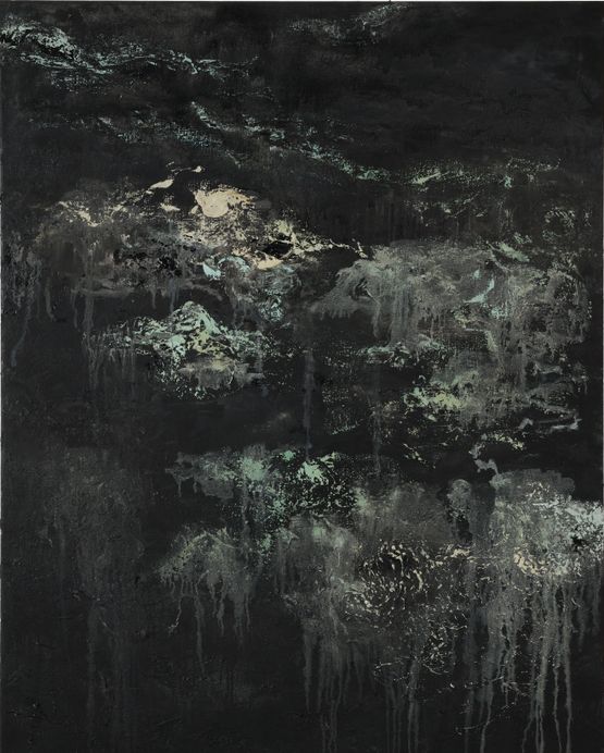 Night Sky by Maggi Hambling contemporary artwork Painting