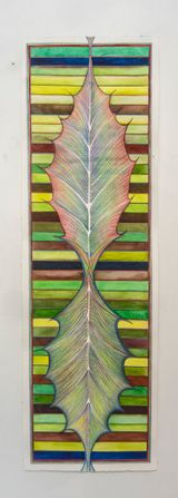 Leaf Leaf by Faith Wilding contemporary artwork works on paper