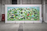 Contemporary Art and Design Industrial Park by Lin Aojie contemporary artwork print