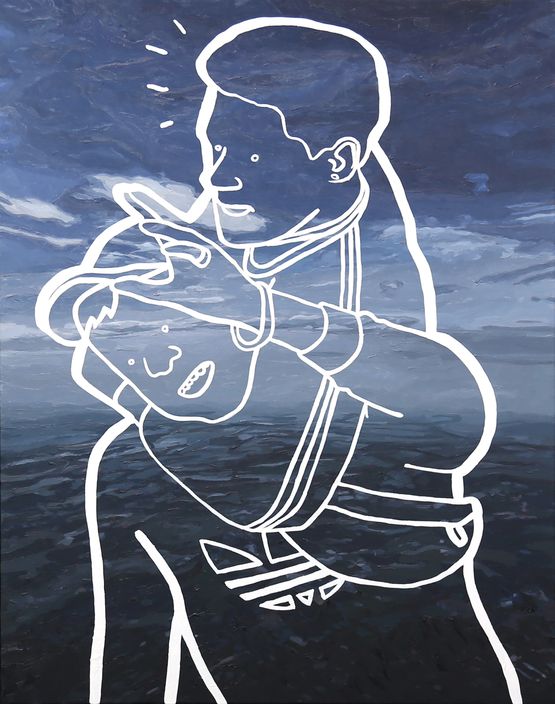 Whats mine is yours 6 by Abdul Abdullah contemporary artwork Painting